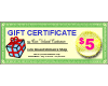 Gift Certificate $ 5.00 (image for) Gift Certificate $ 5.00